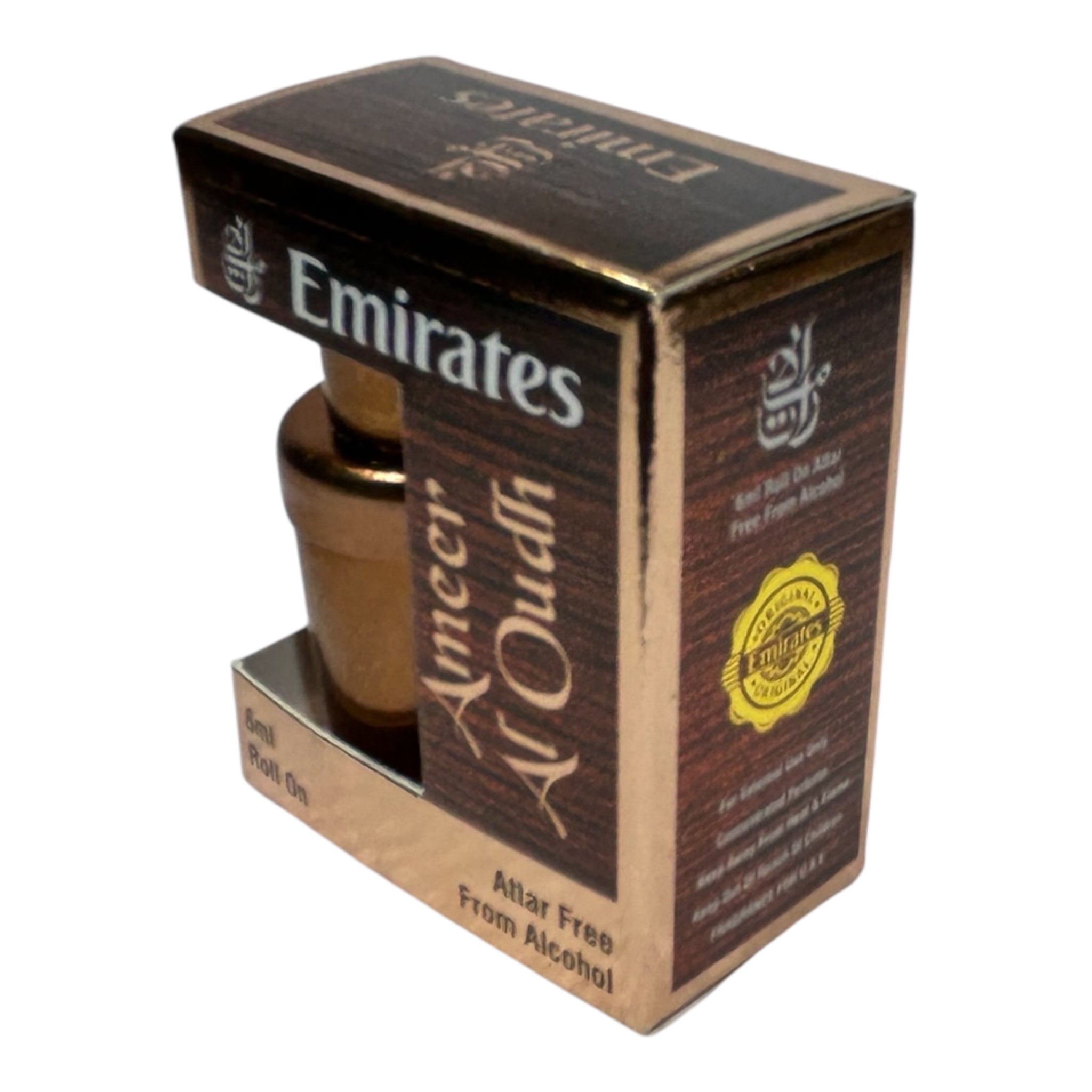 Emirates Al Ameer Oudh Roll On Attar – Long-Lasting Arabic Perfume Oil 6 ml