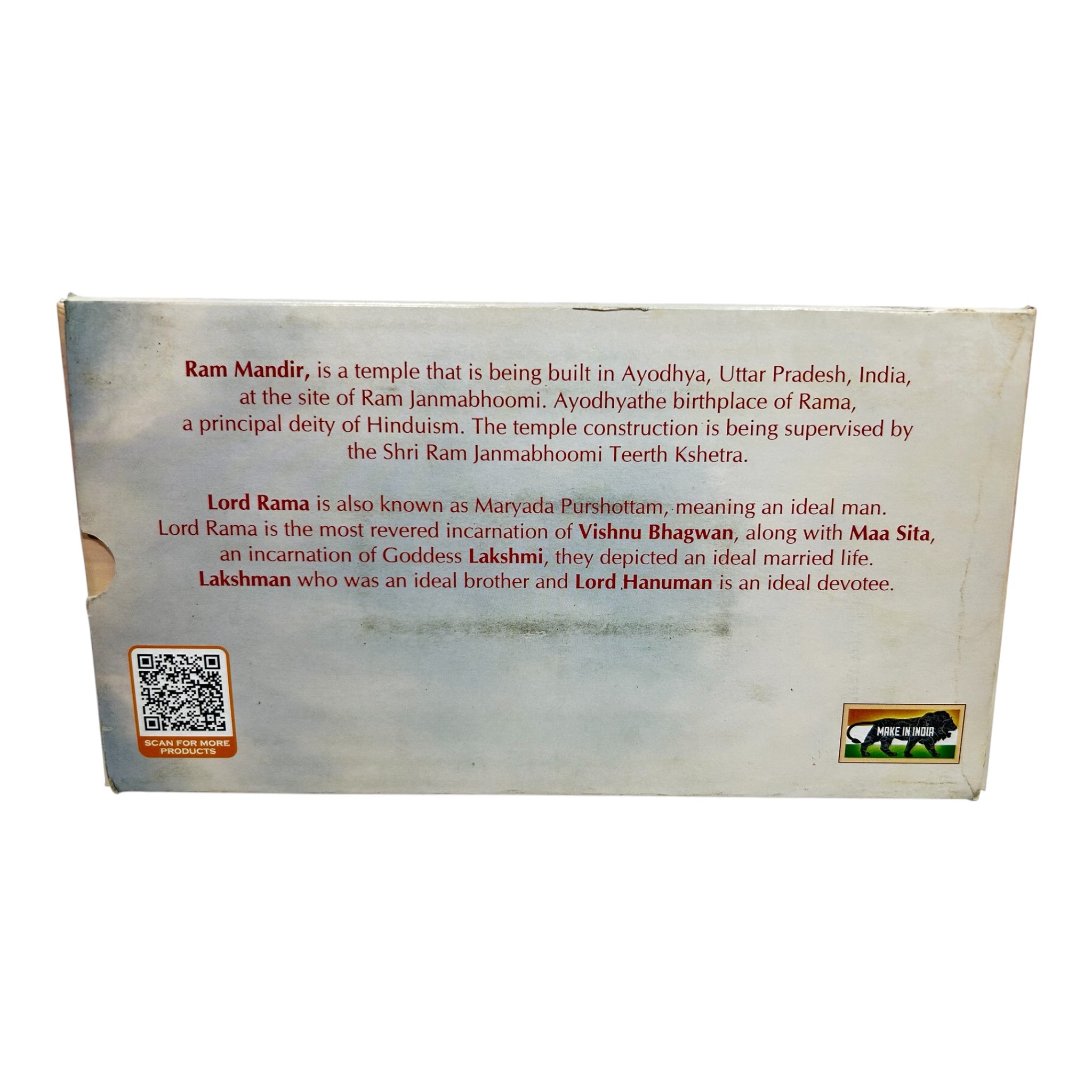 Sri Ayodhya Ram Lalla Murthi Gold-Plated Charan Padhuka  Box Corporate Gift 21 x 11 cms - Auspicious Presentation Sri Ram Navmi Celebrations