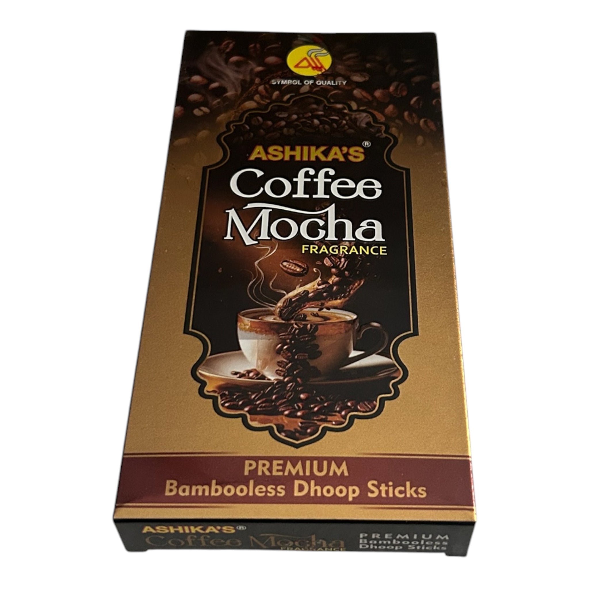 Ashika's Coffee Mocha Fragrance Premium Bambooless Dhoop Sticks