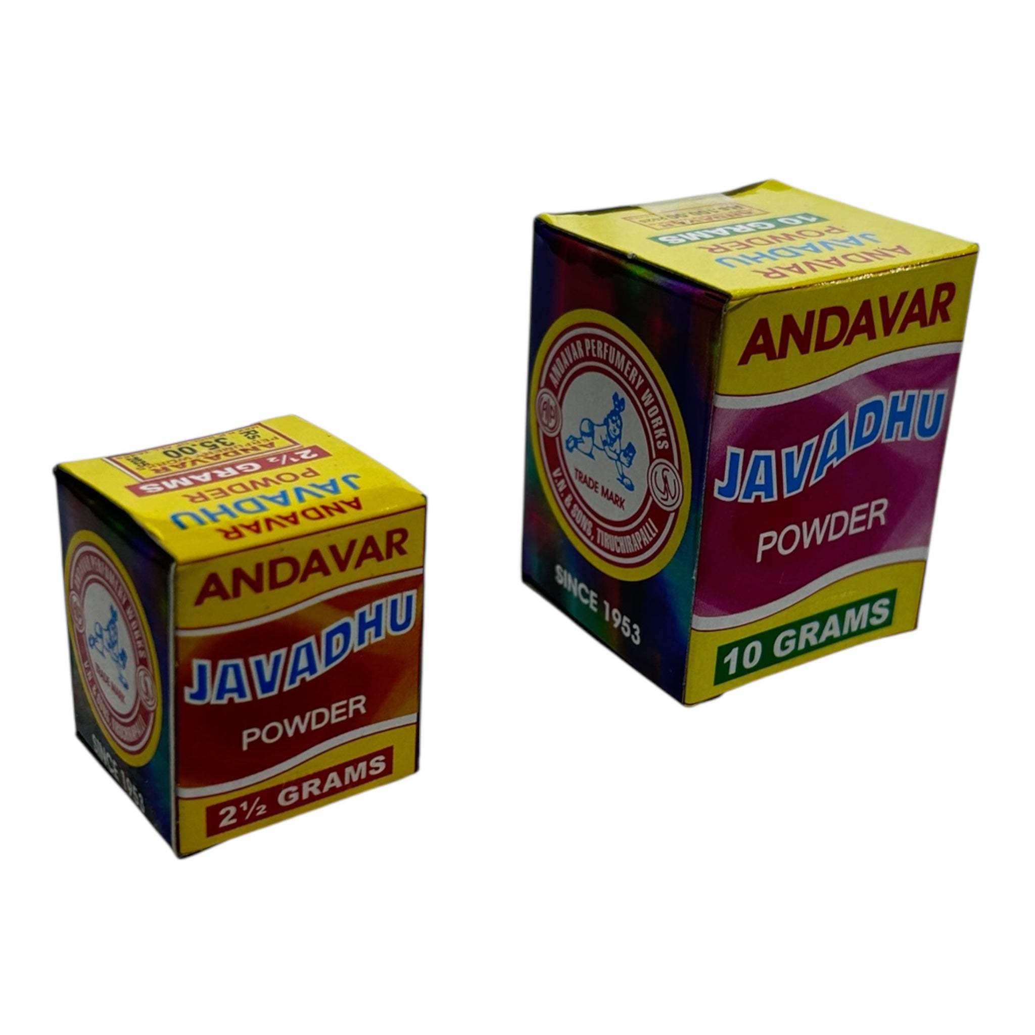 Andavar Javadhu Powder 2.5 & 10 gms - Herbal Deodorant for Long-Lasting Freshness ஜவ்வாது தூள்