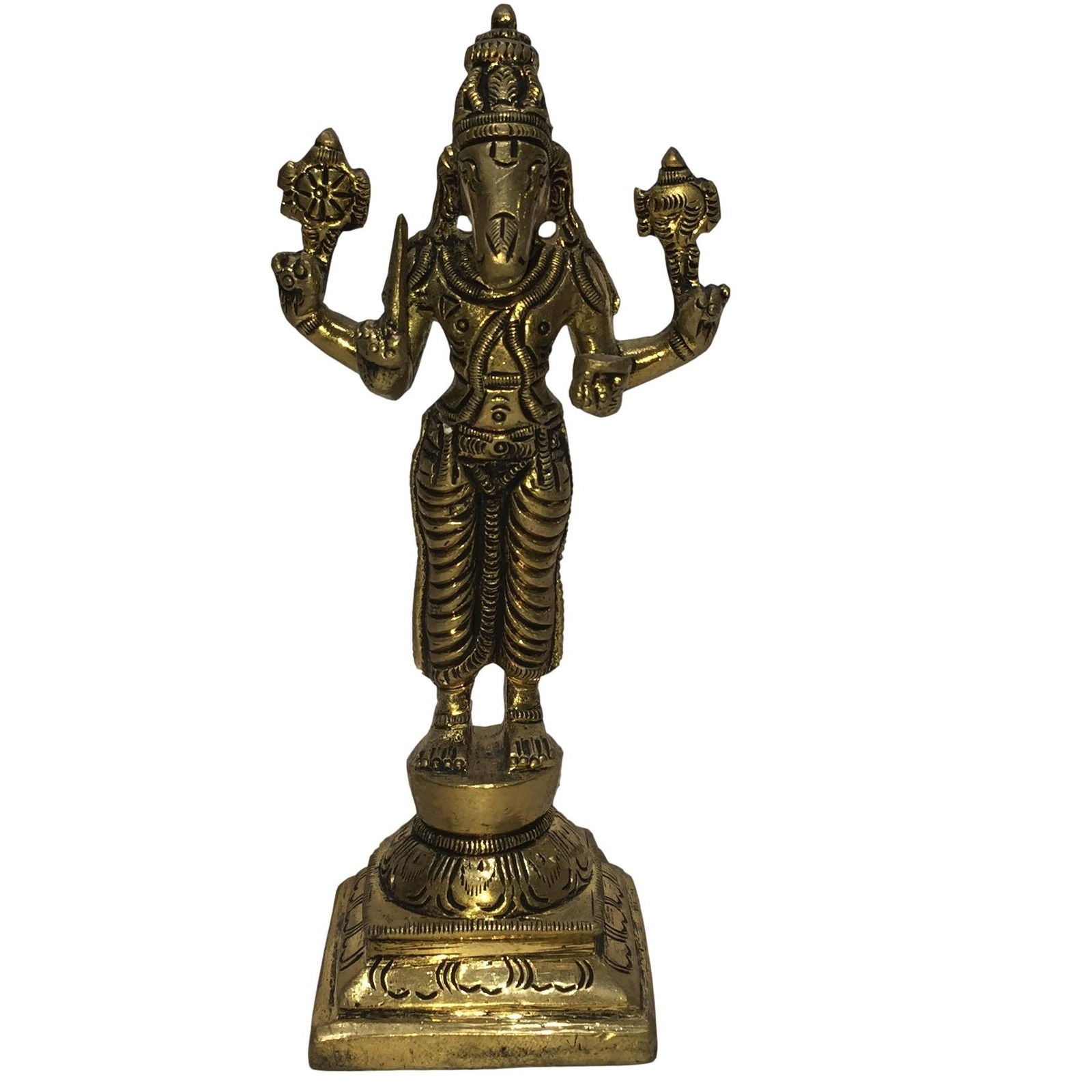 Dasavatharam Set Brass Antique Figurine Set 6 Inch - Sri Prarthana