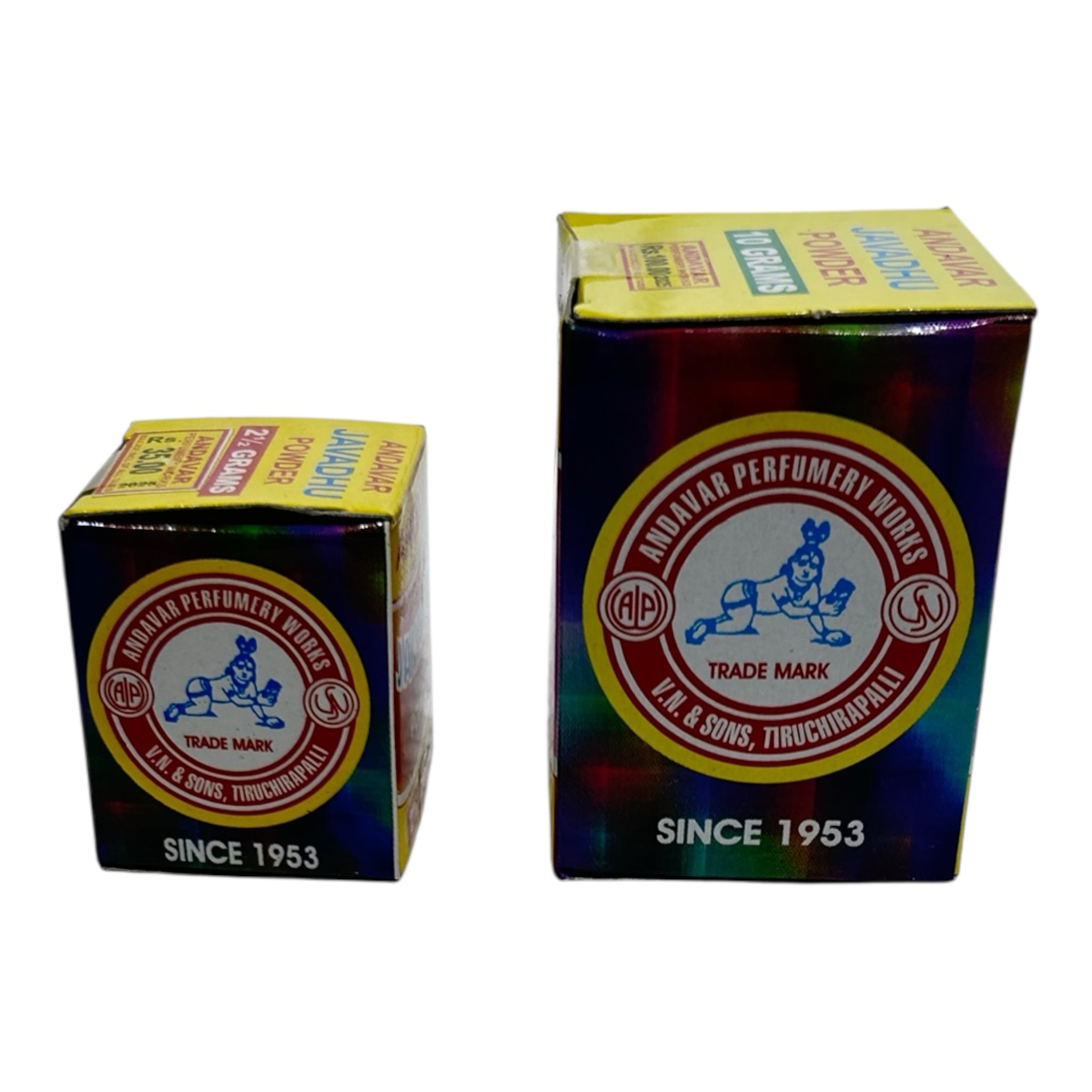 Andavar Javadhu Powder 2.5 & 10 gms - Herbal Deodorant for Long-Lasting Freshness ஜவ்வாது தூள்