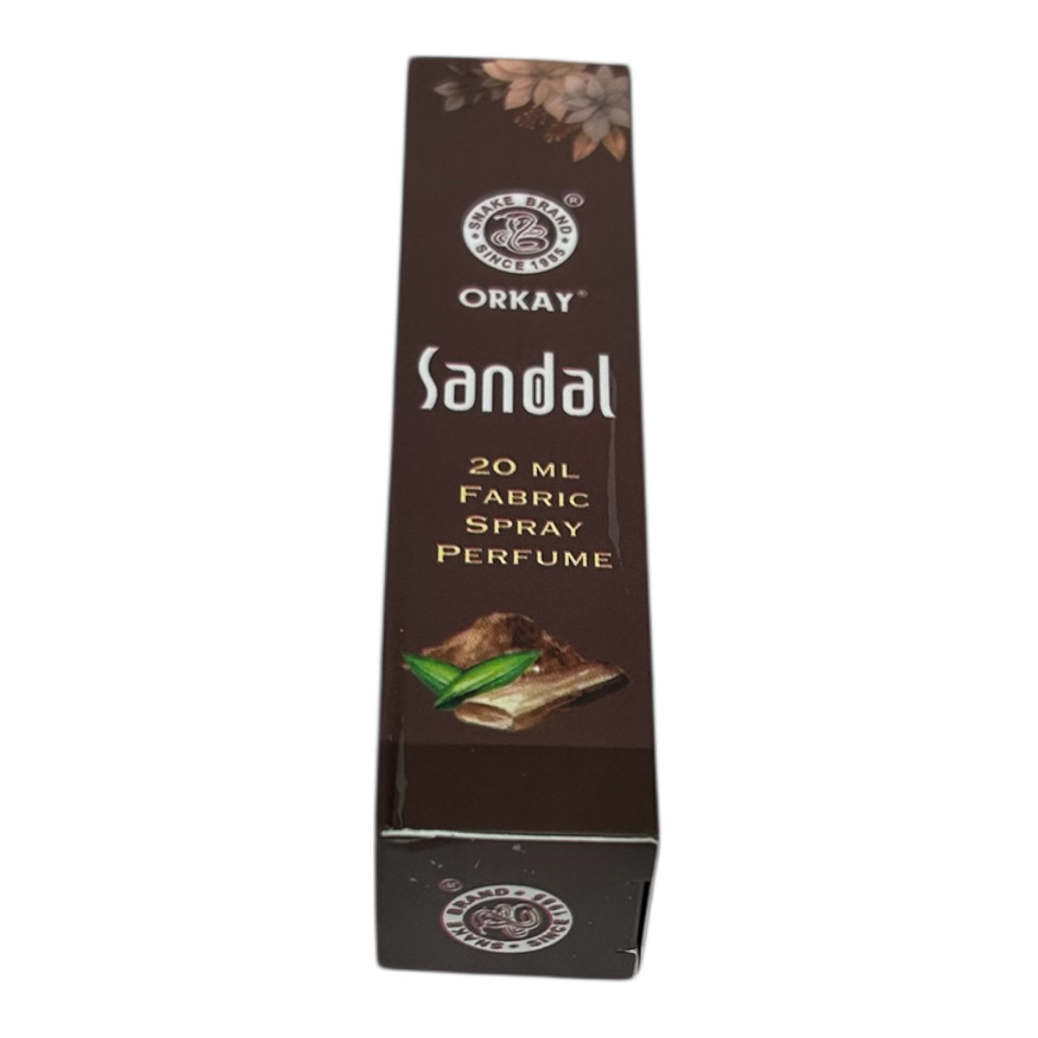 Orkay Sandal Fabric Spray Perfume 20 ml - Refreshing Chandan Fragrance for Clothes & Linen சந்தன நறுமண திரவியம்