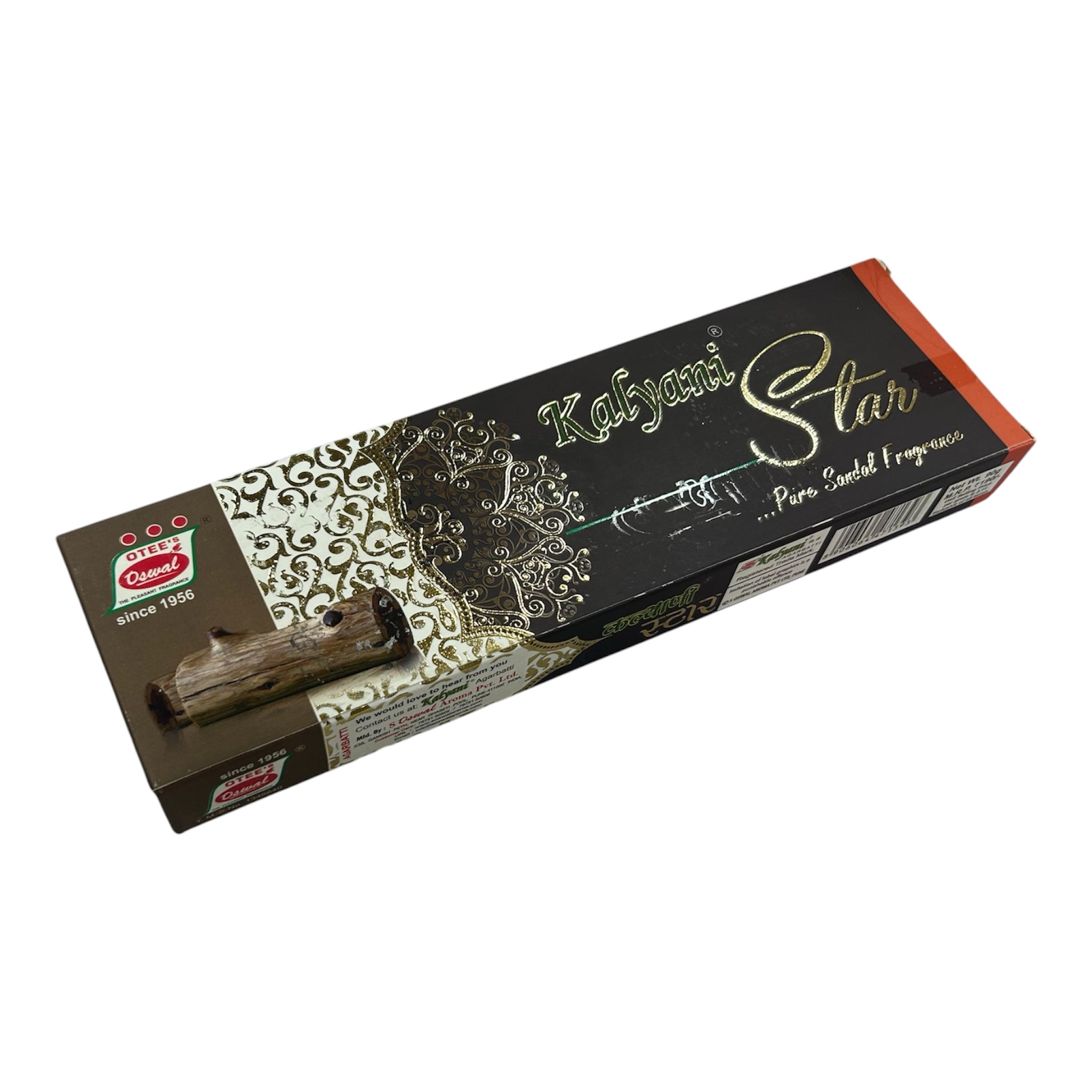 Oswal Kalyani Star Pure Sandal Fragrance – Rich Chandan Flavour Aroma for Pooja & festival Gift