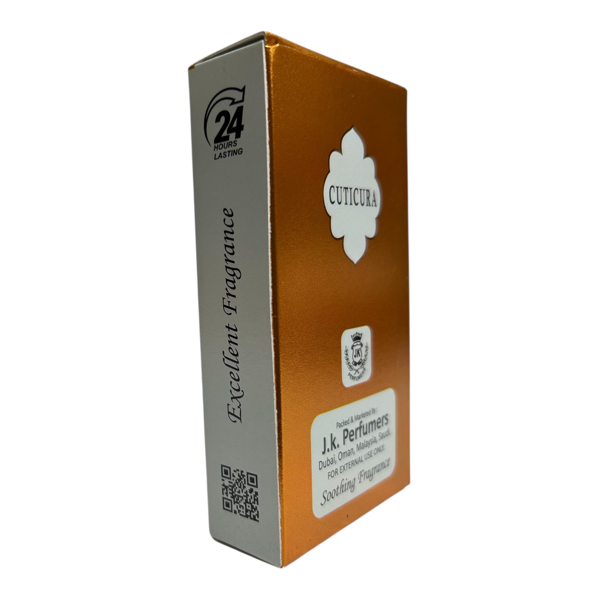 JK Perfumers Cuticura Attar 6ml resh, Floral Alcohol-Free Perfume Oil for Men & Women