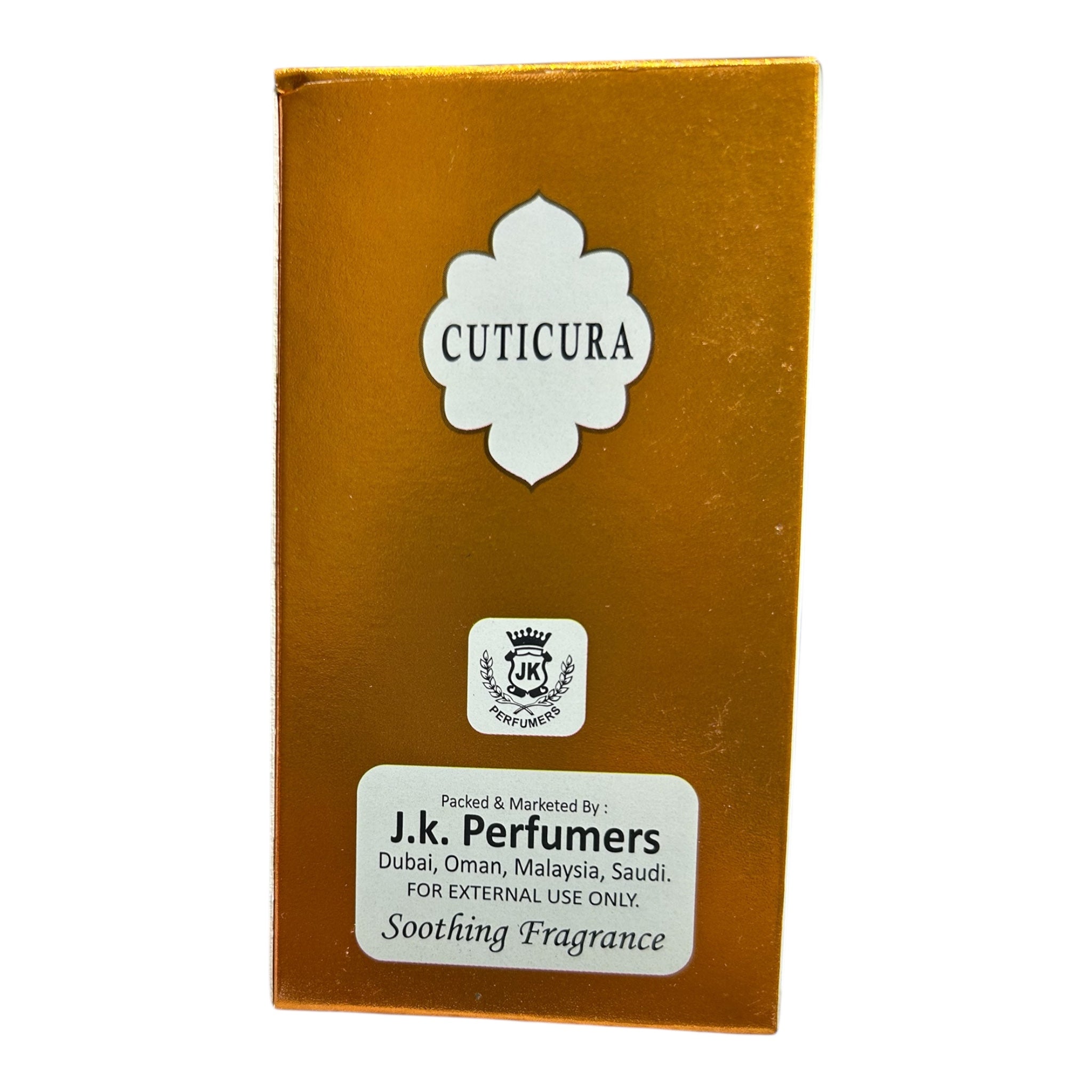 JK Perfumers Cuticura Attar 6ml resh, Floral Alcohol-Free Perfume Oil for Men & Women