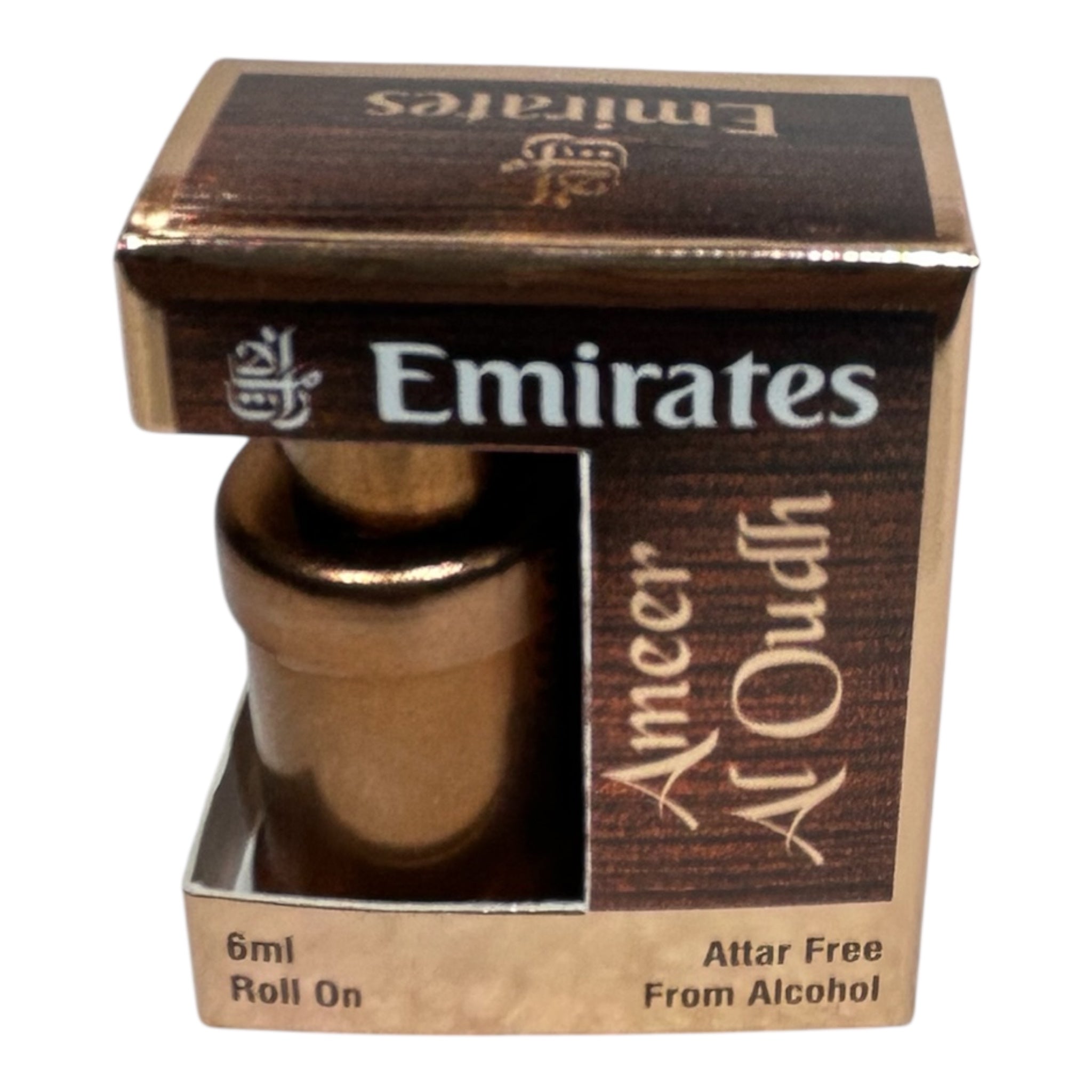 Emirates Al Ameer Oudh Roll On Attar – Long-Lasting Arabic Perfume Oil 6 ml