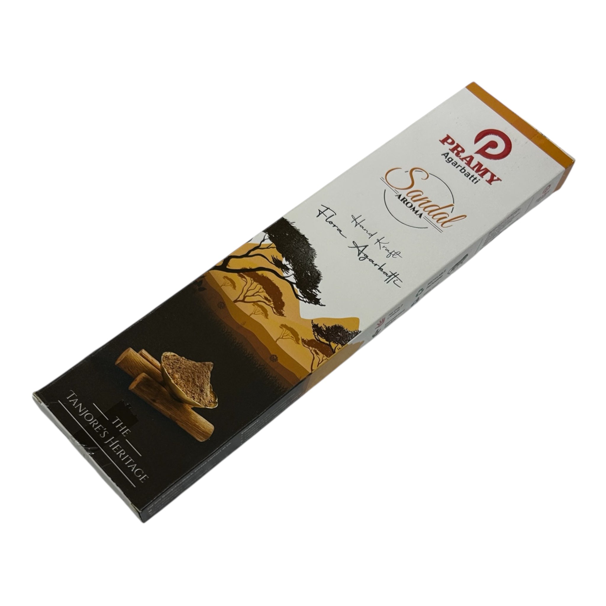 Pramy  Sandal Aroma Handkraft  Flora Agarnatti - Premium Sandalwood Incense Sticks
