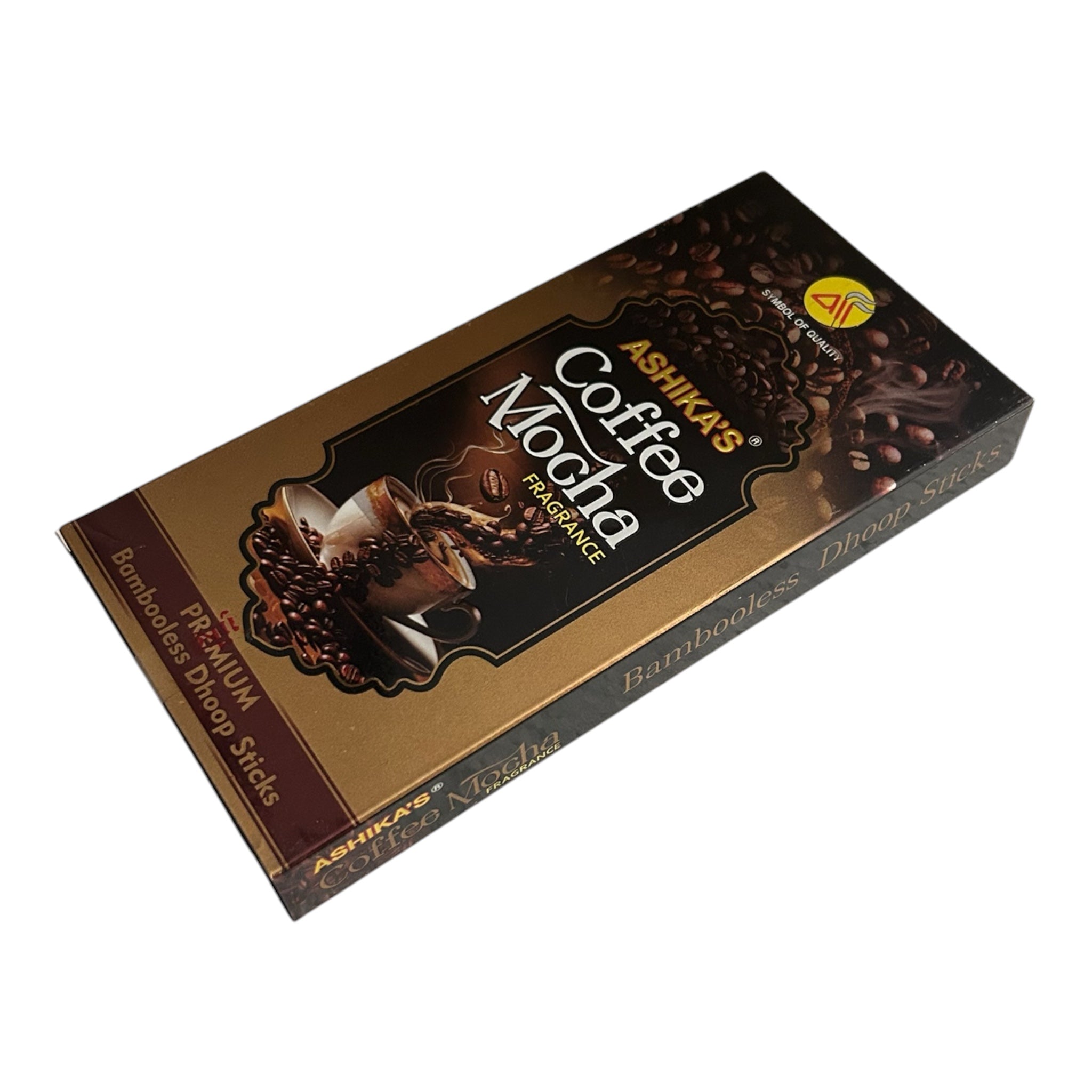 Ashika's Coffee Mocha Fragrance Premium Bambooless Dhoop Sticks