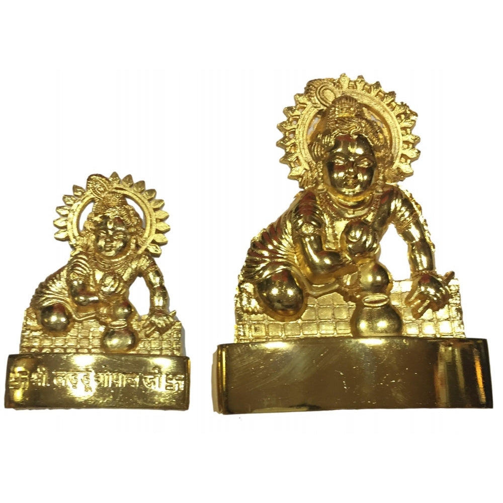 Gold Plated Laddu Krishna Divine Gift