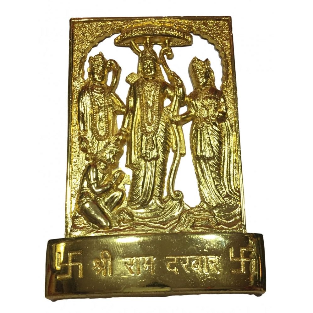 Gold Plated Ram Parivar Divine Gift