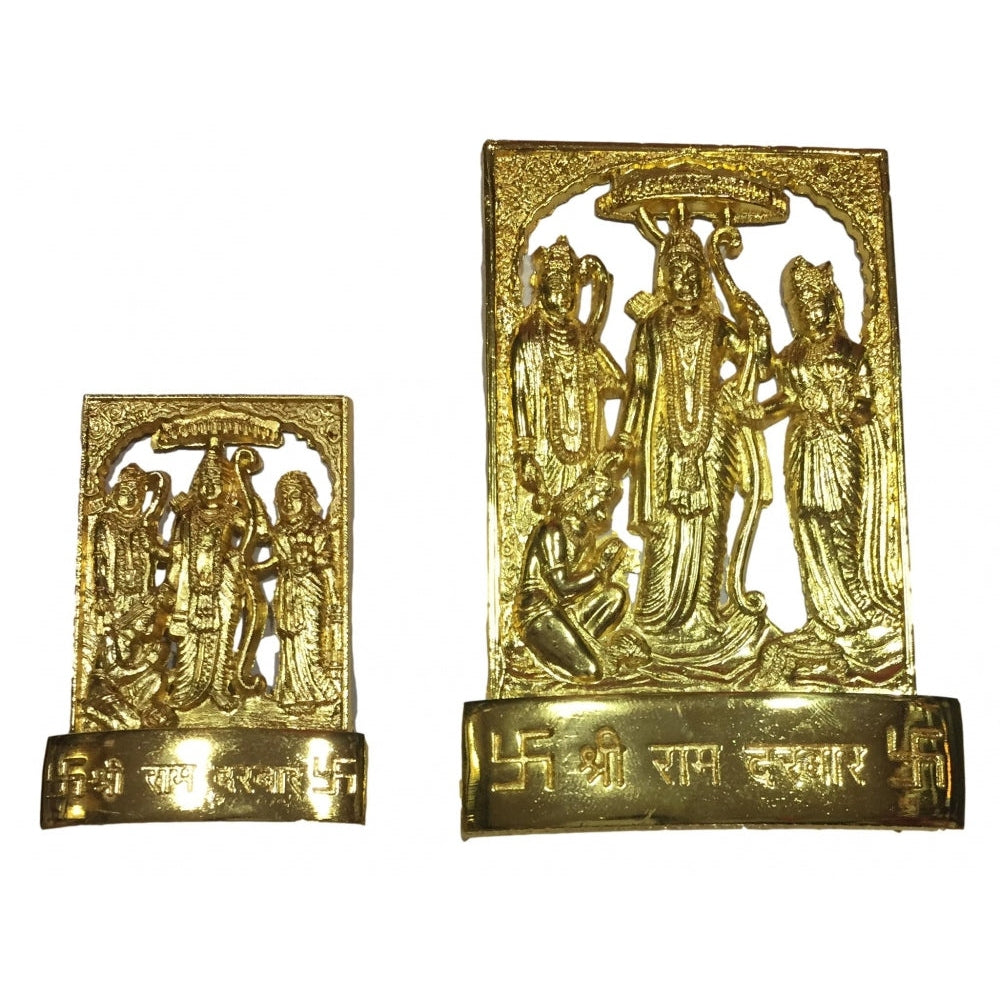 Gold Plated Ram Parivar Divine Gift