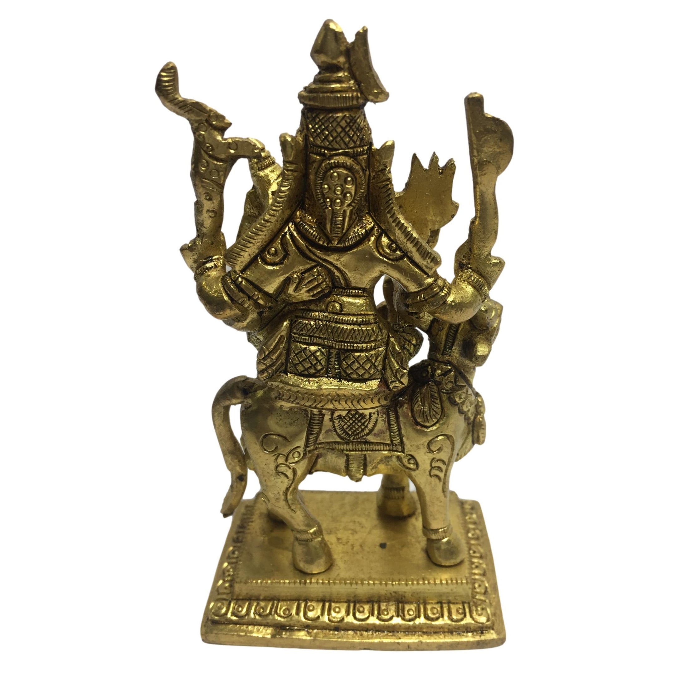 Rishabha Murthy Brass Antique 4.5 Inch