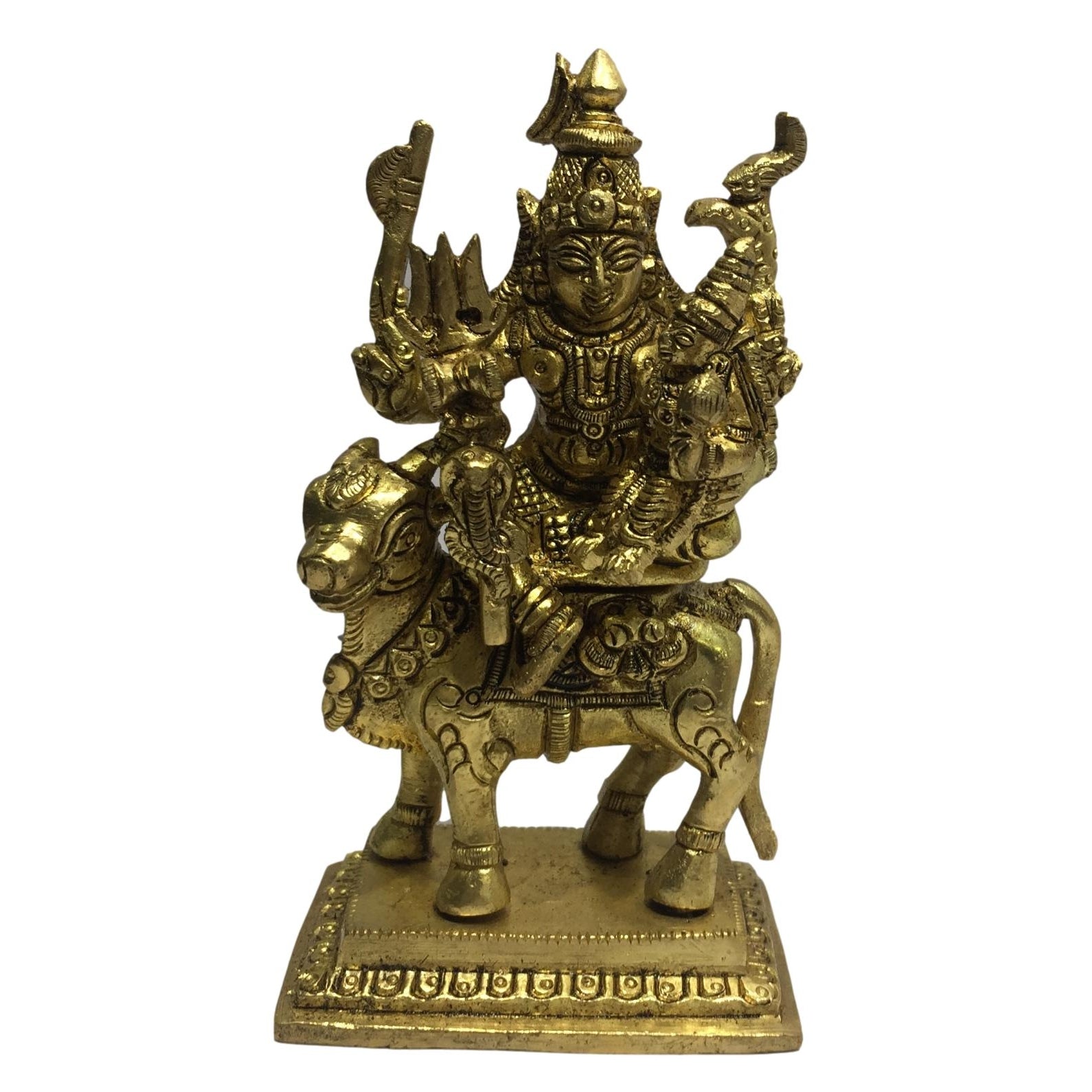 Rishabha Murthy Brass Antique 4.5 Inch