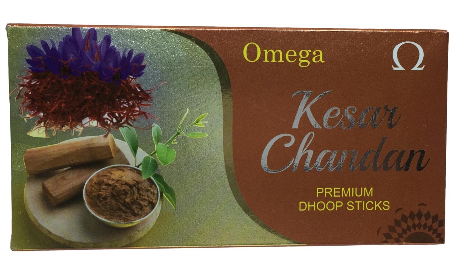 Omega Kesar Chandan Premium Dhoop Sticks