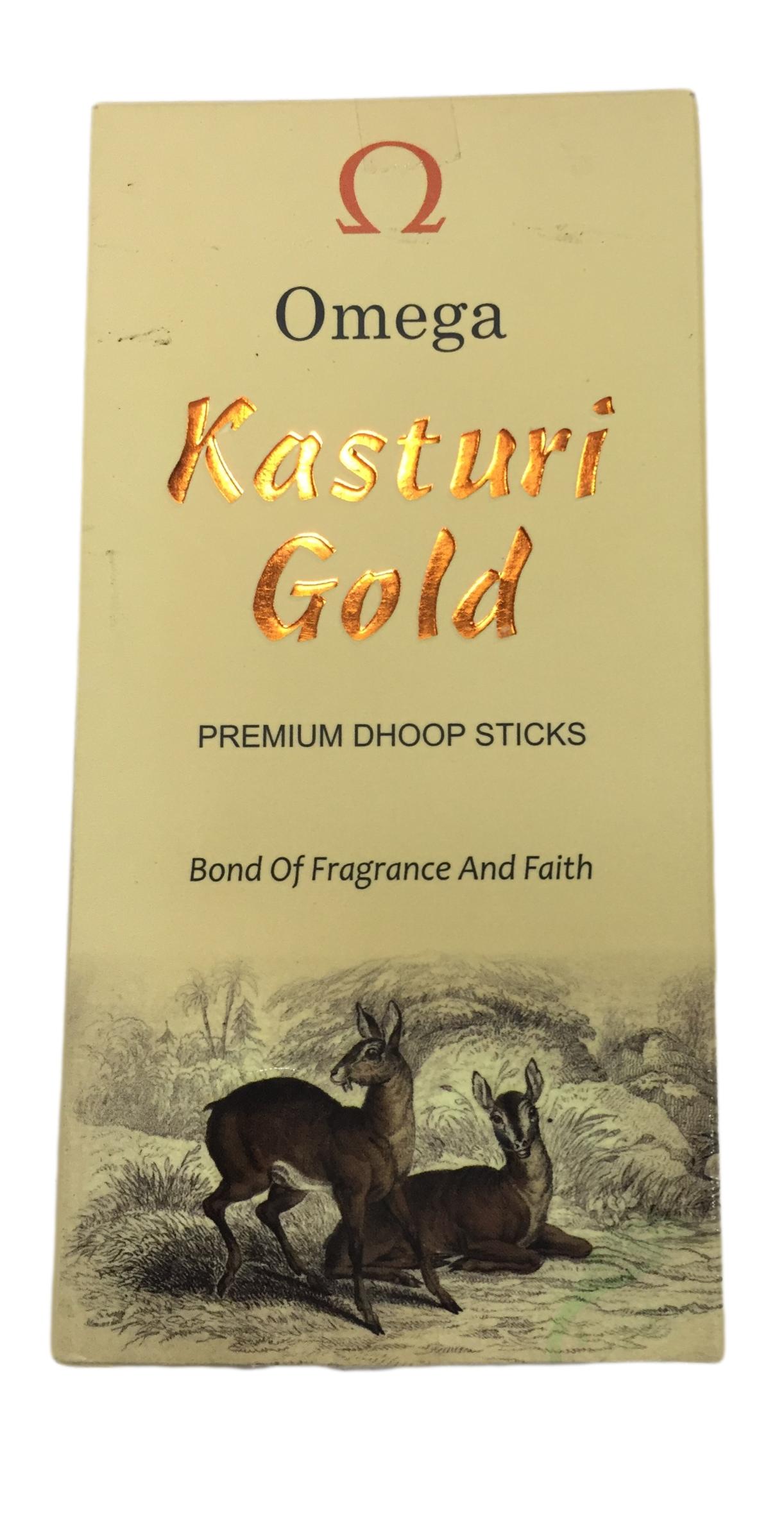 Omega Kasturi Gold Premium Dhoop Sticks