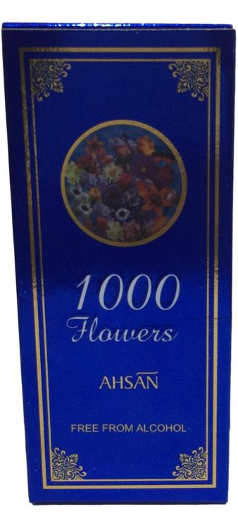 Ahsan 1000 Flowers Alcohol free Concentrated Perfume Oil 8 ml