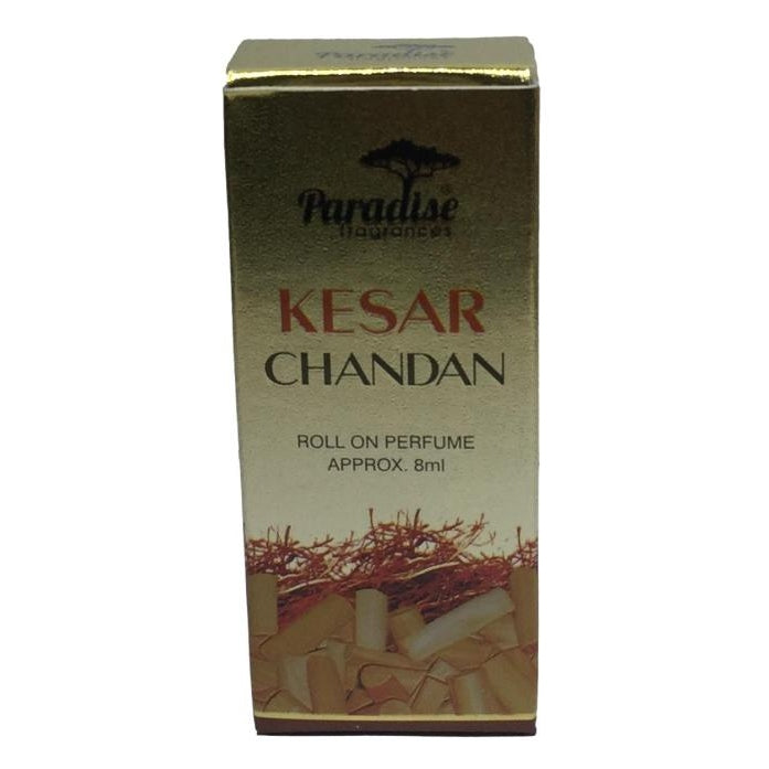 Paradise Fragrance Kesar Chandan Roll On Perfume 8 ml