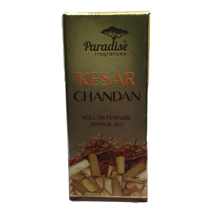 Paradise Fragrance Kesar Chandan Roll On Perfume 8 ml