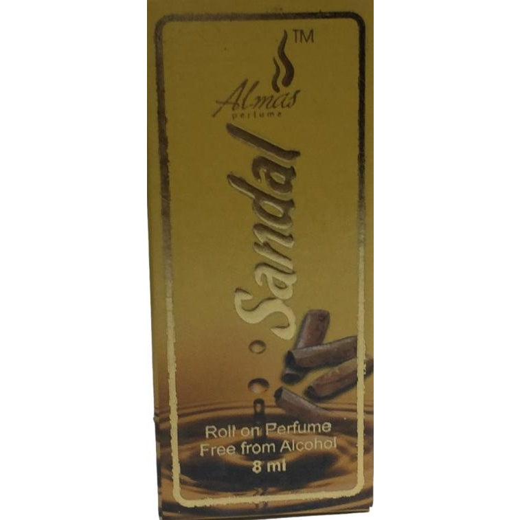 Almas Sandal Alcohol Free Roll On Perfume 8 ml