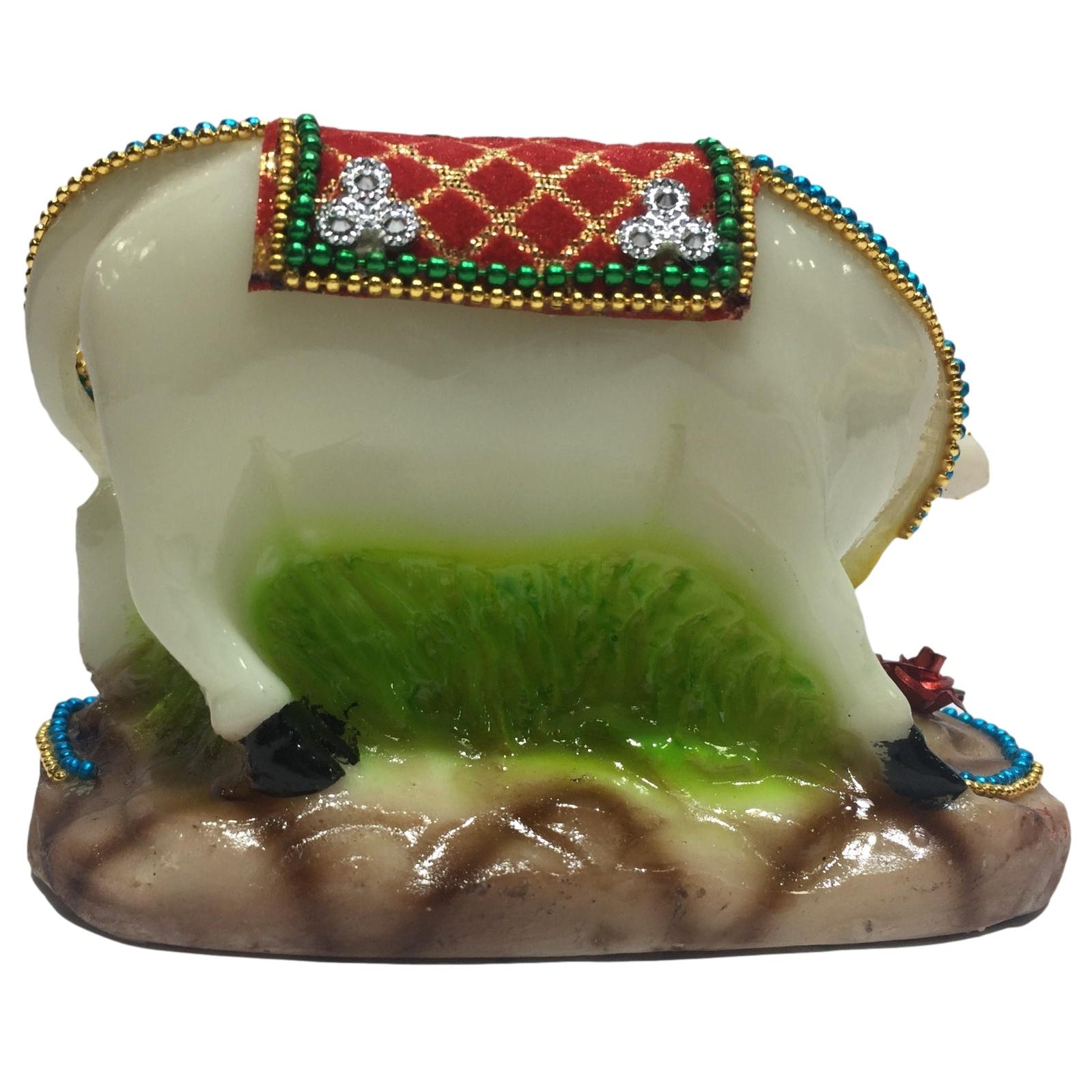 Cow and Calf or Gou Mata Marble Decorative Show piece 3.75 inches