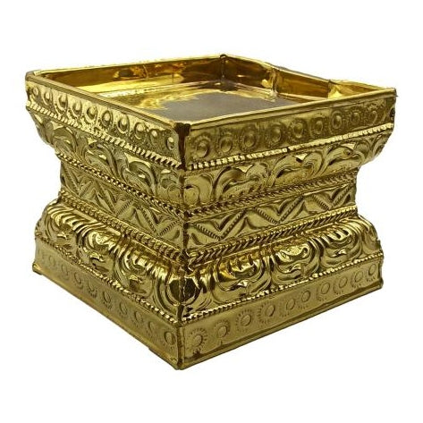 Brass Cube Shaped Abisheka Peedam / Thirumanjana Tray (Available in Many Sizes)