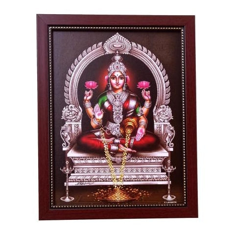 Sri Dhana Lakshmi Matha Photo Frame Wall Art - A4 Size 12 x 9 inch