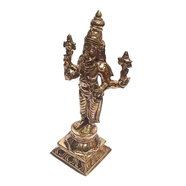 Panchaloga Dhanvanthri Bagwan -God of Medicine Pooja Decorative Sculpture size 6 Inch