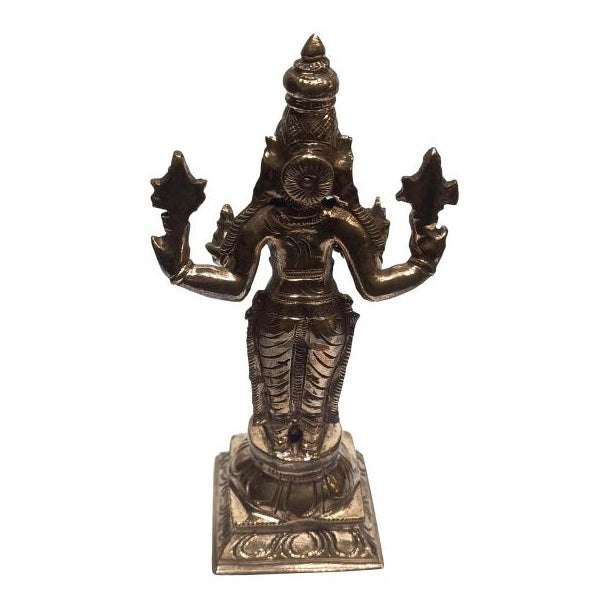 Panchaloga Dhanvanthri Bagwan -God of Medicine Pooja Decorative Sculpture size 6 Inch