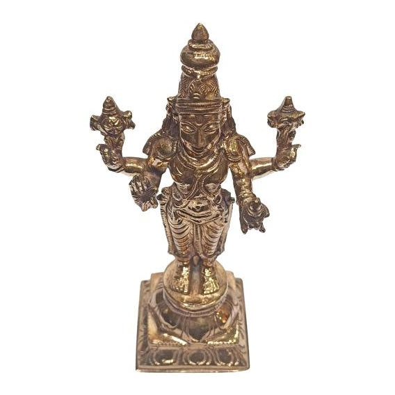 Panchaloga Dhanvanthri Bagwan -God of Medicine Pooja Decorative Sculpture size 6 Inch