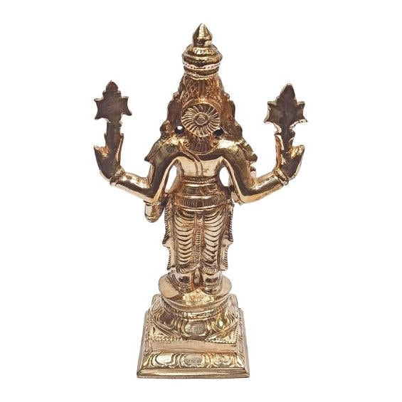 Tirupathi Srinivasa Perumal - Moolavar Panchaloga Pooja Decorative Figurine size 5 Inch