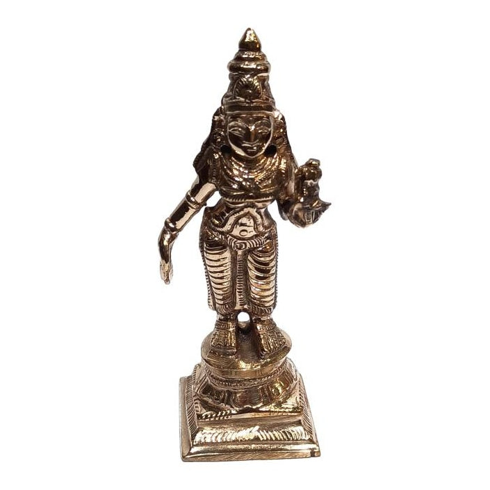 Sridevi Bhudevi Srinivasa Perumal Panchaloga Set Pooja Decorative Figurine size 5 Inch