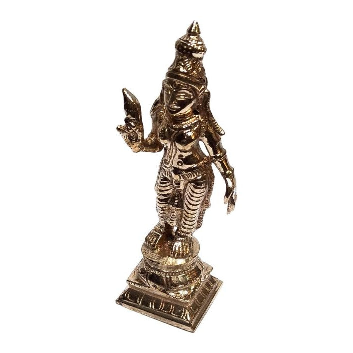 Sridevi Bhudevi Srinivasa Perumal Panchaloga Set Pooja Decorative Figurine size 5 Inch