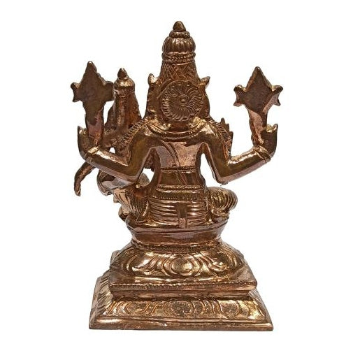 Panchaloga Sri Lakshmi Narasimha Murthi Pooja Decorative Figurine size 5 Inch