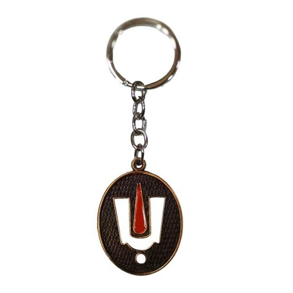 Thiruman Kappu Oval Metal Key Chain