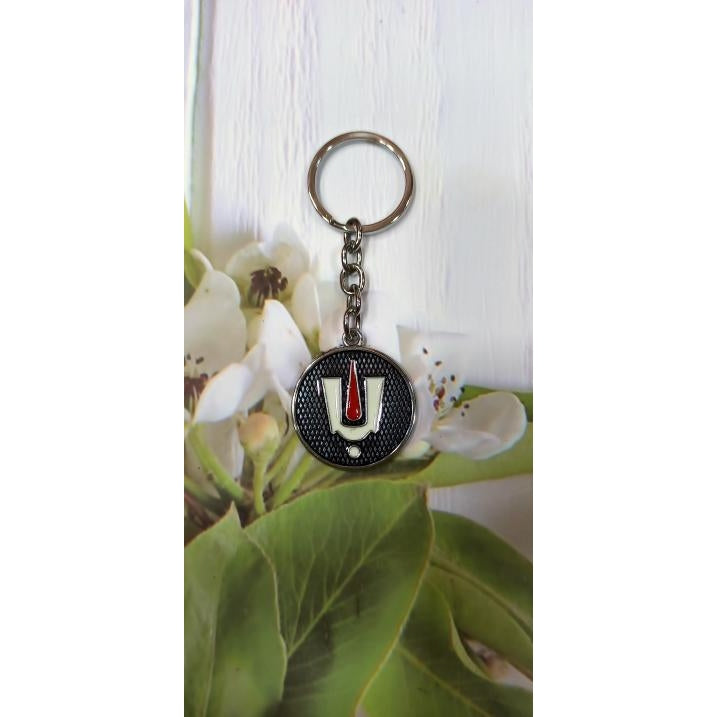 Thiruman Kappu Round Metal Key Chain