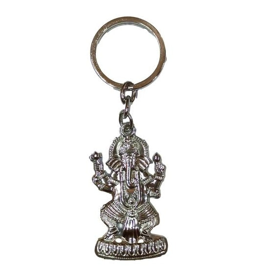 Sri Ganesh Silver Metal Key Chain