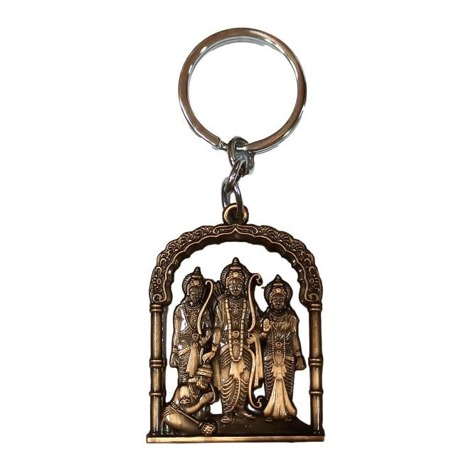 Sri Ram Darbar Copper Metal Key Chain