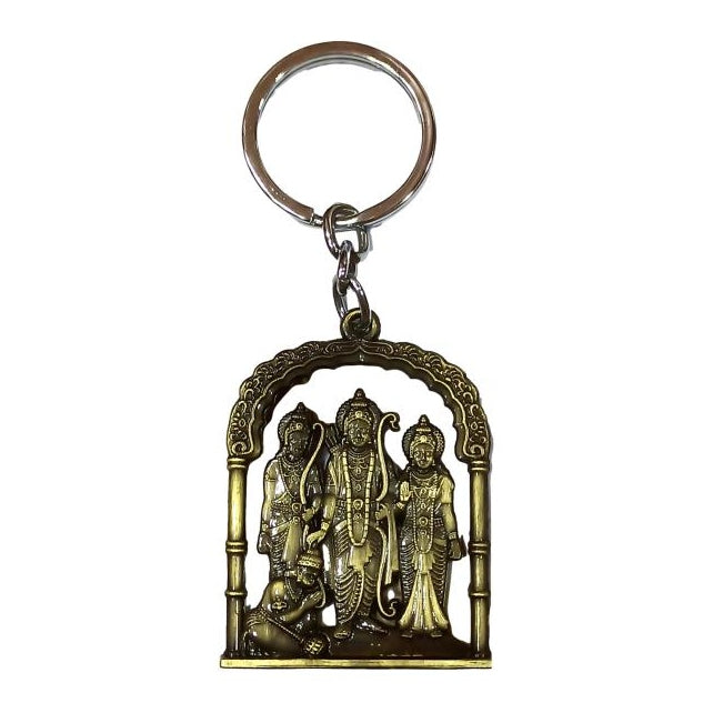 Siya Ram Darbar Antique Metal Key Chain