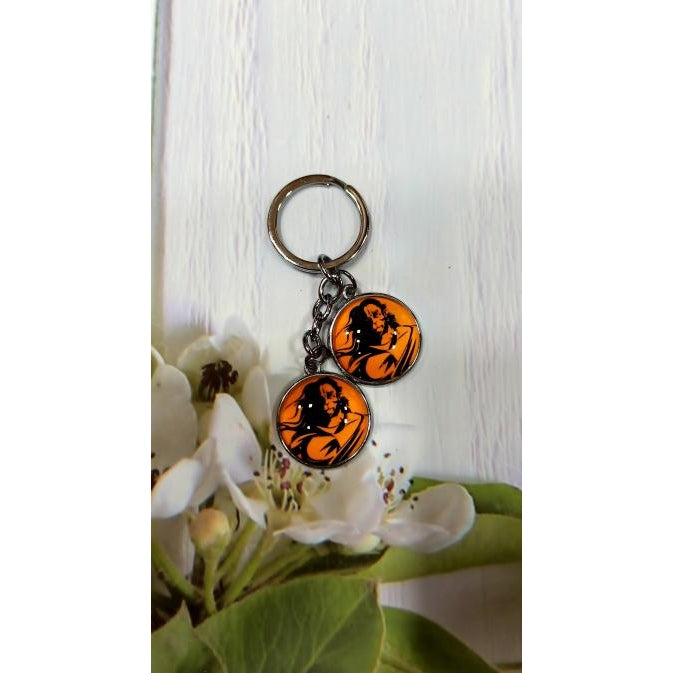 Jai Hanuman Double Side Key Chain