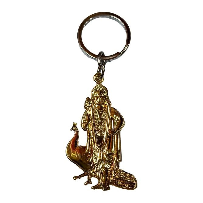 Mayil Murugan Copper Metal Key Chain