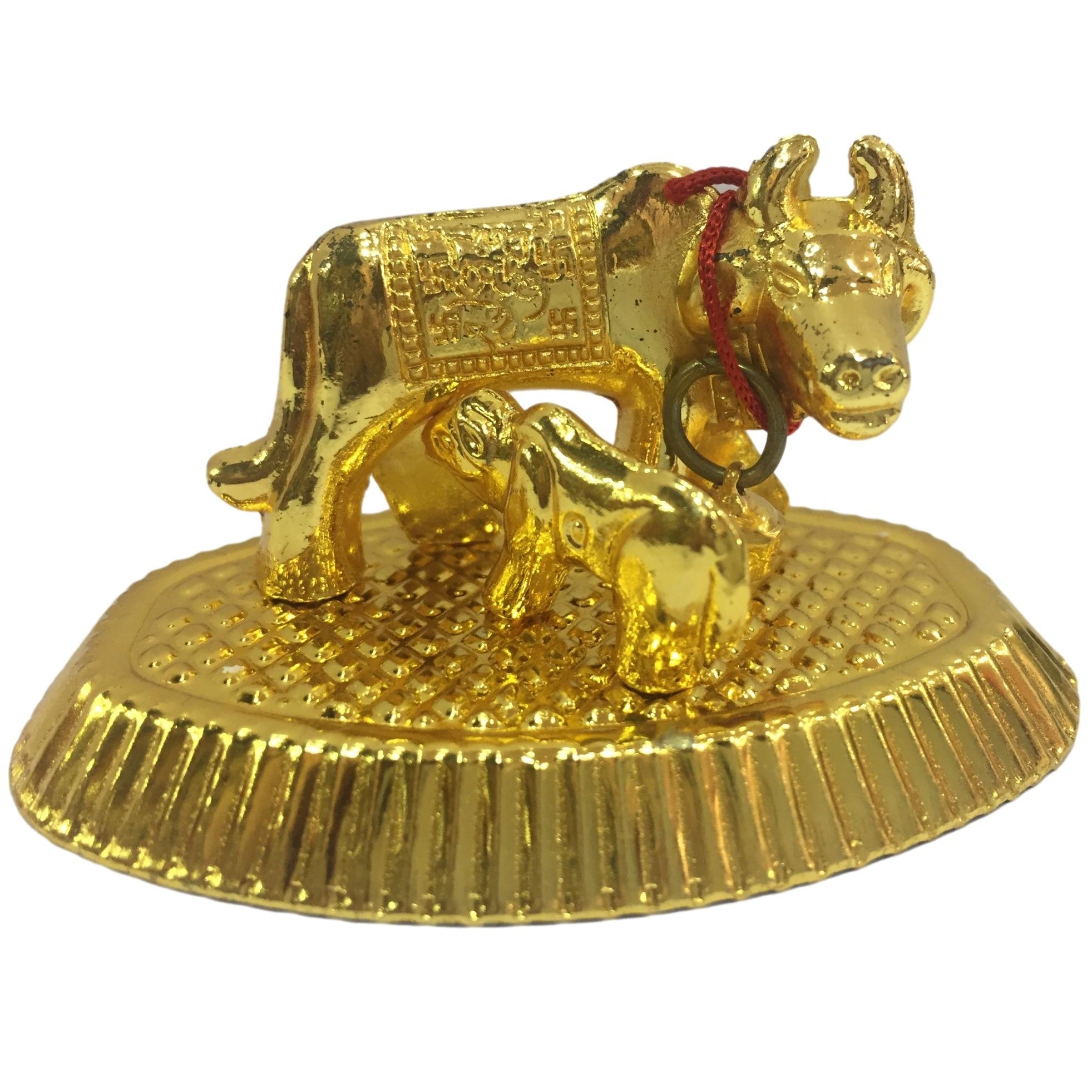 Gold plated Kaamdhenu Figurine No 1