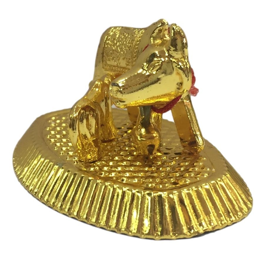 Gold plated Kaamdhenu Figurine No 1