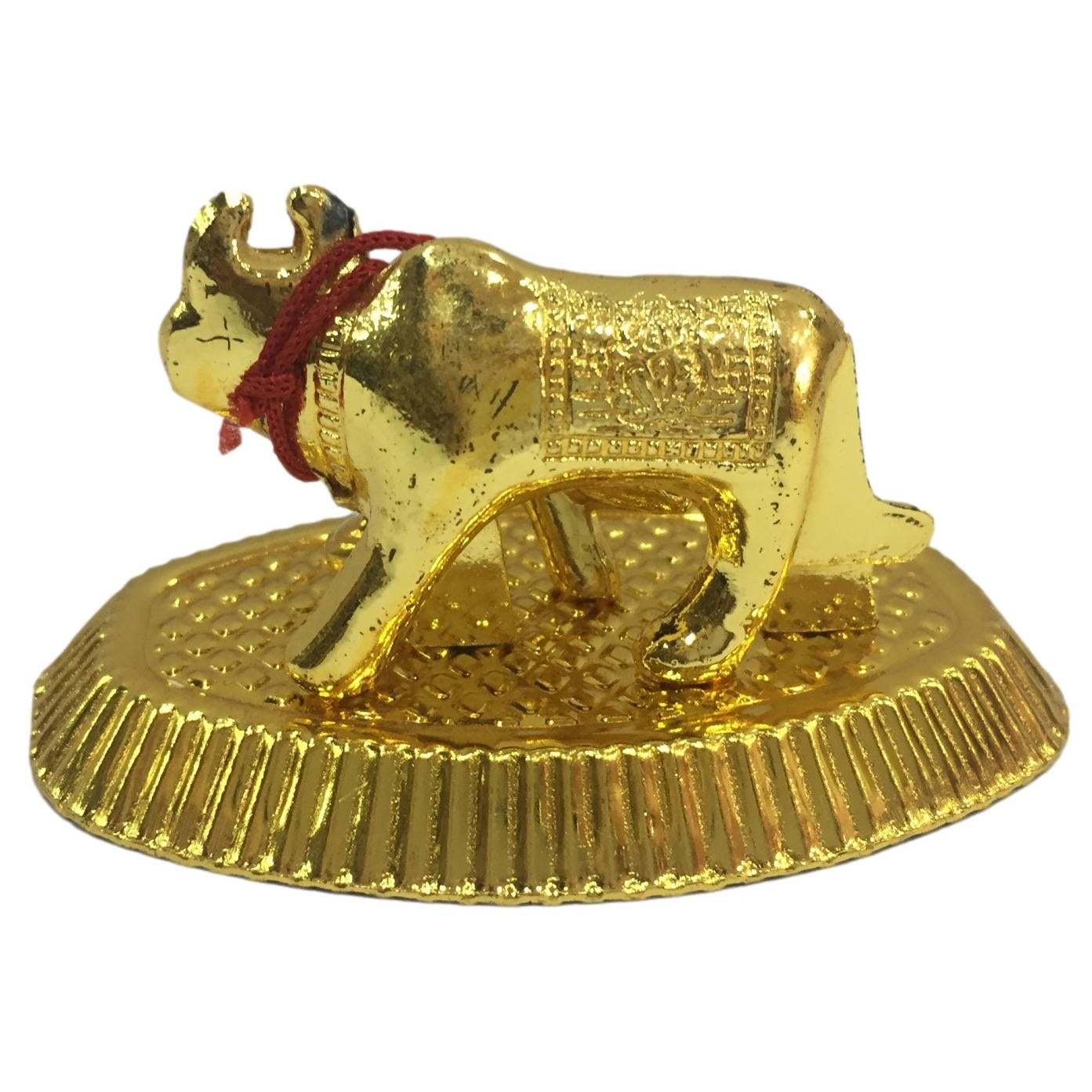 Gold plated Kaamdhenu Figurine No 1