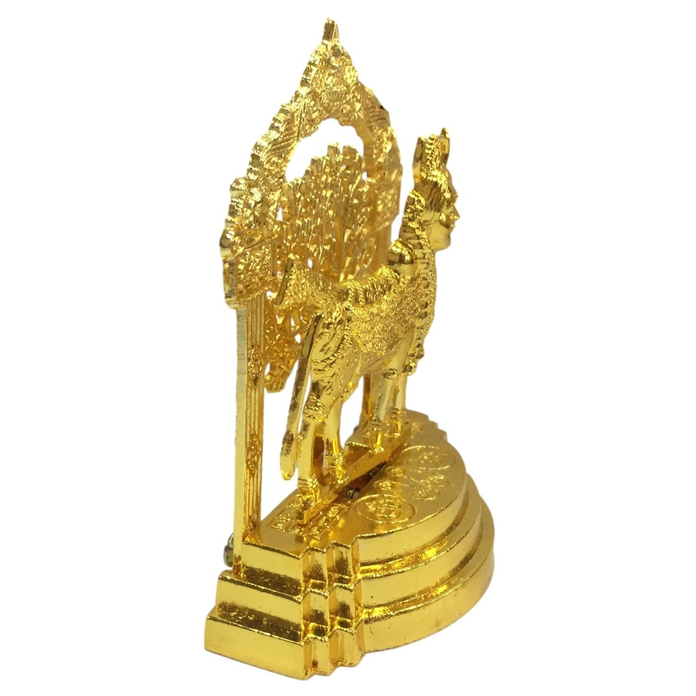 Golden Kamadenu with Goddess Face