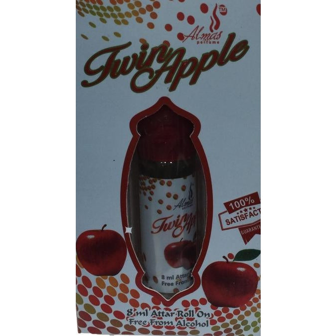 Almas Twin Apple Attar Alcohol Free Roll On 8 ml