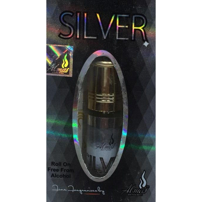 Almas Silver Attar Alcohol Free Roll On 8 ml