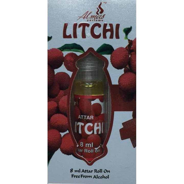 Almas Litchi Attar Alcohol Free Roll On 8 ml