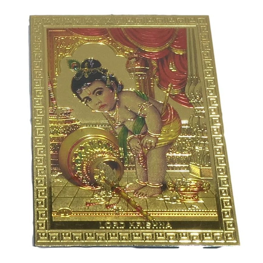 Makkan Sri Krishna Fridge Magnet 6.25 X 8.5 Cms