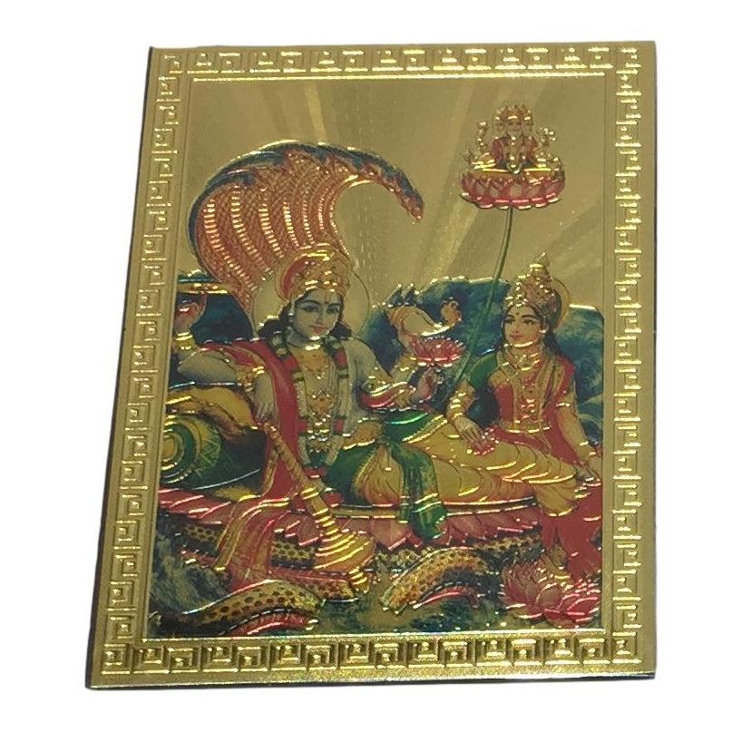 Sri Ranganathar or Vishnu Fridge Magnet 6.25 X 8.5 Cms